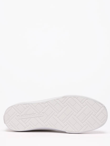 Sneakers Uit Leder Tommy hilfiger Wit women 9391YBL ander zicht 4