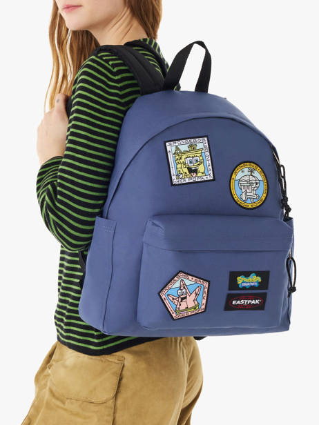 Rugzak Eastpak Blauw eastpak x sponge bob A5BG4SPO ander zicht 1