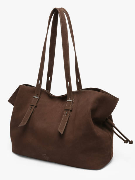 Schoudertas A4 Formaat Cavalier Nubuck Etrier Bruin cavalier nubuck ECAN215L ander zicht 1