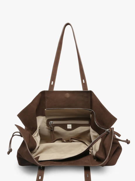 Schoudertas A4 Formaat Cavalier Nubuck Etrier Bruin cavalier nubuck ECAN215L ander zicht 3