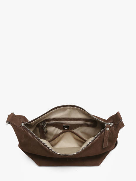 Cross Body Tas Cavalier Nubuck Etrier Bruin cavalier nubuck ECAN228M ander zicht 3