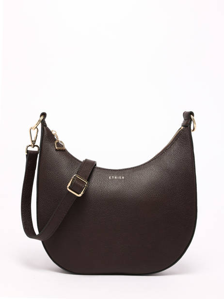 Cross Body Tas M Tradition Leder Etrier Bruin tradition ETRA102M