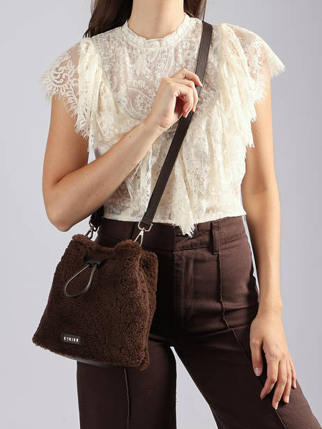 Cross Body Tas Amboise Leder Etrier Bruin amboise EAMB218S ander zicht 2