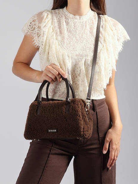 Cross Body Tas Amboise Leder Etrier Bruin amboise EAMB220S ander zicht 2