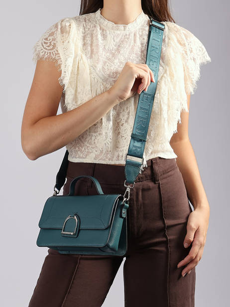 Sac Bandoulière S Altesse Cuir Etrier Bleu altesse EALT048S vue secondaire 1