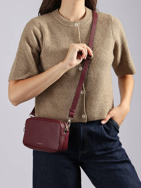 Cross Body Tas Tradition Leder Etrier Rood tradition ETRA141S ander zicht 1