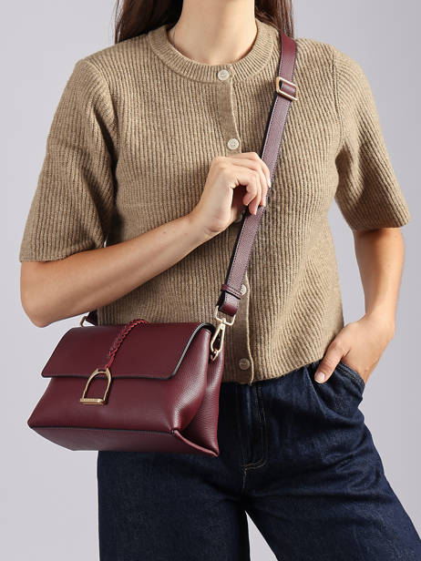 Cross Body Tas M Torsade Leder Etrier Rood torsade ETOS169M ander zicht 1