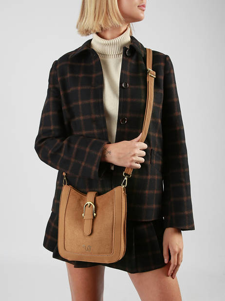 Cross Body Tas Ellebore Woomen Bruin ellebore WHEB02 ander zicht 1
