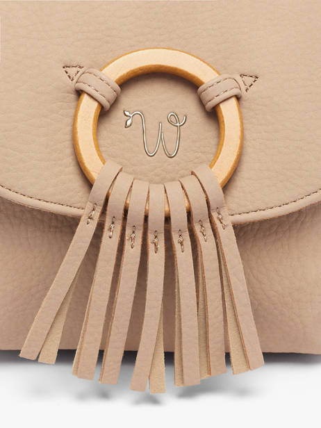 Cross Body Tas Camomille Woomen Beige camomille WCAO06 ander zicht 3