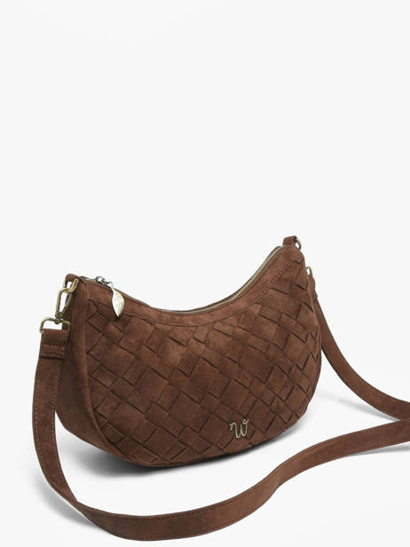 Cross Body Tas Aubepine Woomen Bruin aubepine WAUB19 ander zicht 2