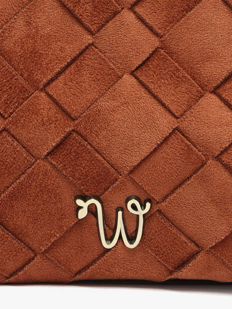 Cross Body Tas Aubepine Woomen Bruin aubepine WAUB19 ander zicht 3