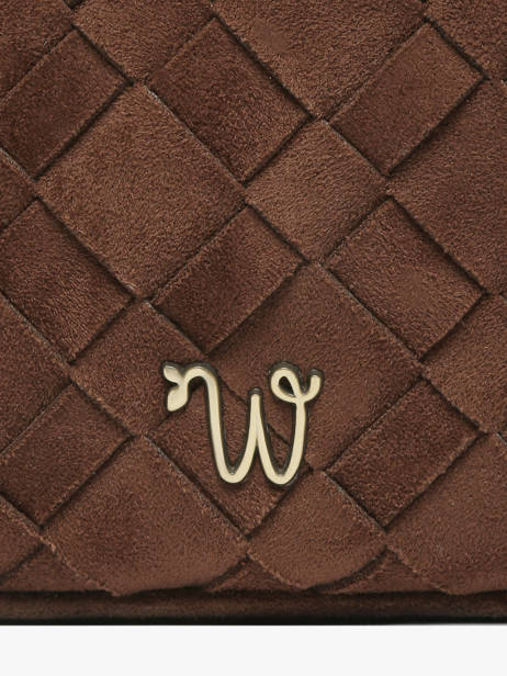 Cross Body Tas Aubepine Woomen Bruin aubepine WAUB45 ander zicht 3