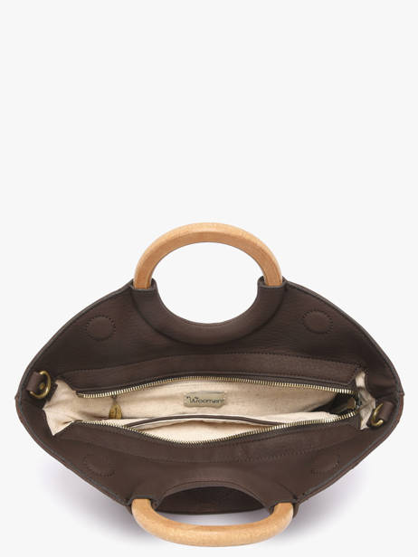 Cross Body Tas Neflier Patchwork Woomen Bruin neflier patchwork WNET02 ander zicht 5