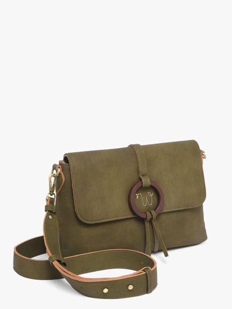 Cross Body Tas Verveine Woomen Groen verveine WVER03 ander zicht 2