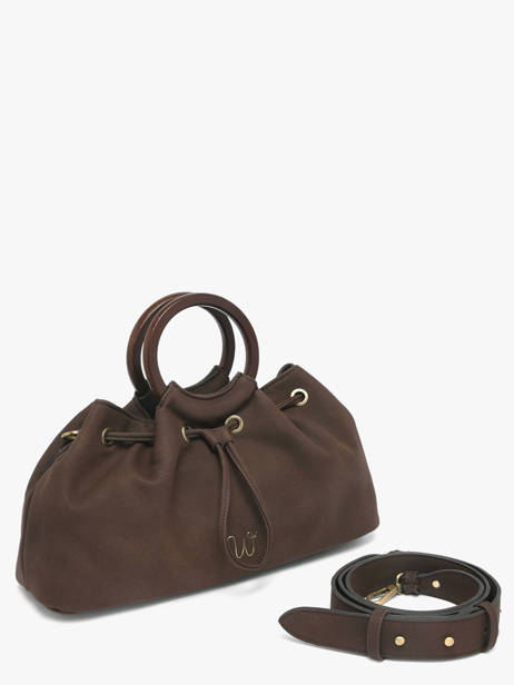 Cross Body Tas Verveine Woomen Bruin verveine WVER04 ander zicht 3