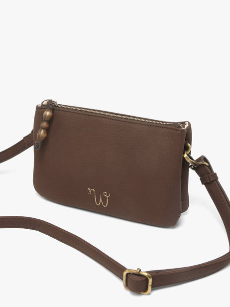 Cross Body Tas Neflier Pearl Woomen Bruin neflier pearl WNEP45 ander zicht 2