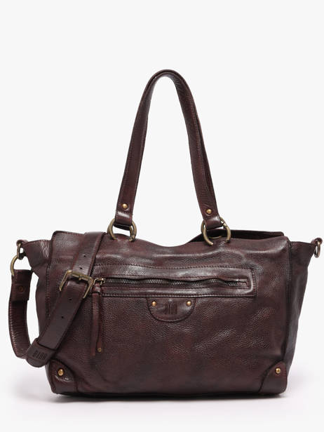 Cross Body Tas Heritage Leder Biba Bruin heritage AKA2L