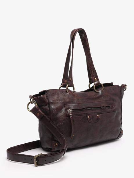 Cross Body Tas Heritage Leder Biba Bruin heritage AKA2L ander zicht 1