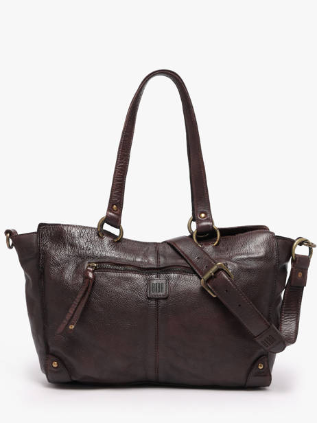 Cross Body Tas Heritage Leder Biba Bruin heritage AKA2L ander zicht 3