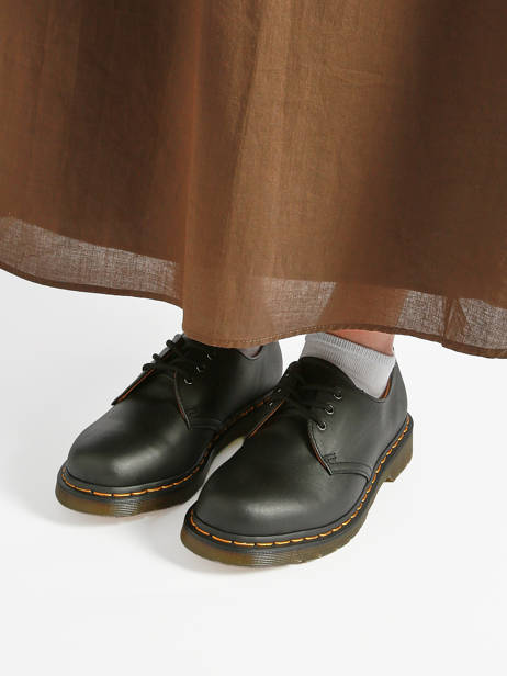 Chaussures Derbies En Cuir Dr martens Noir boy 11838001 vue secondaire 1