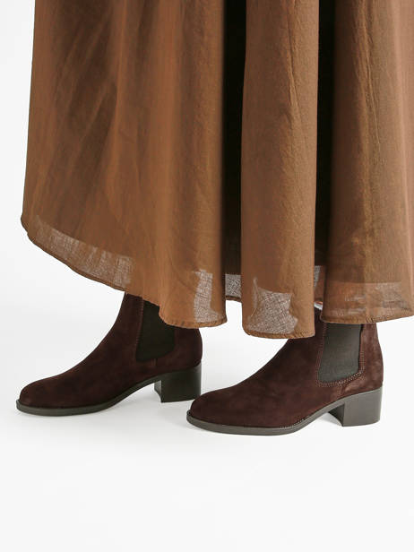 Bottines à Talon En Cuir Tamaris Marron women 41 vue secondaire 1