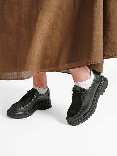 Chaussures Derbies En Cuir Tamaris Noir women 47 vue secondaire 1