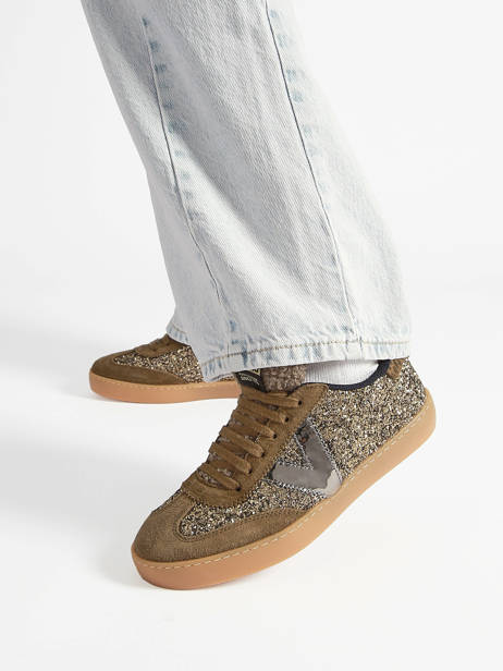 Sneakers Berlin En Cuir Victoria Vert women 1126223 vue secondaire 1