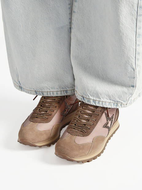 Sneakers Met Platformzool Cetti Roze women SRA ander zicht 1
