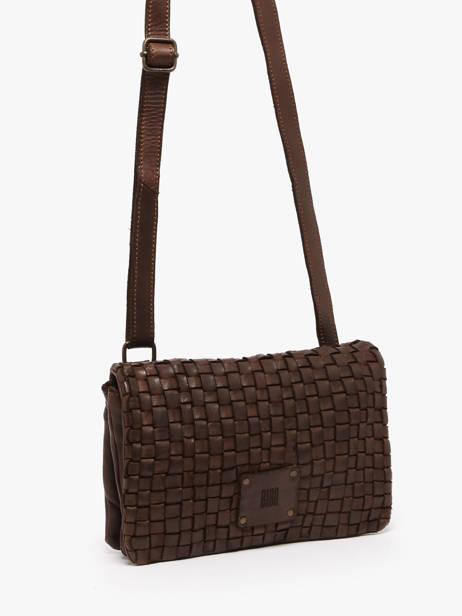 Cross Body Tas Heritage Leder Biba Bruin heritage KA27 ander zicht 2