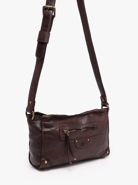 Cross Body Tas Heritage Leder Biba Bruin heritage AKA3L ander zicht 1