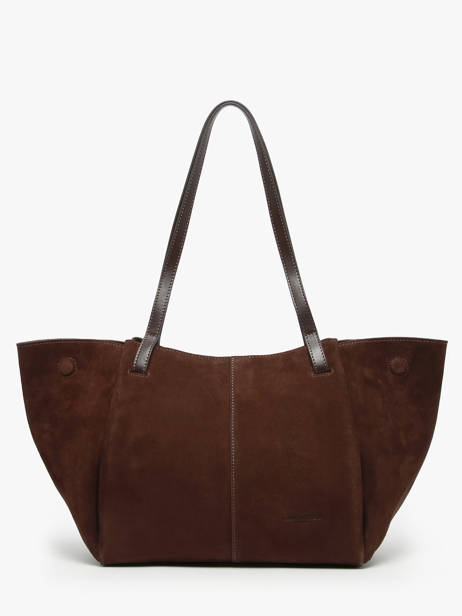 Schoudertas Suede Leder Lancaster Bruin suede 58