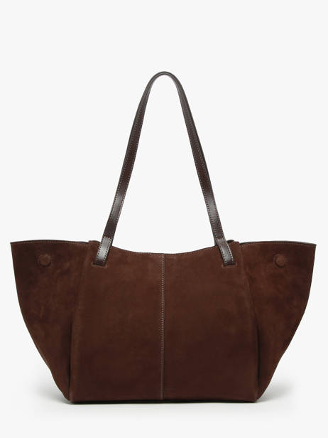 Schoudertas Suede Leder Lancaster Bruin suede 58 ander zicht 3