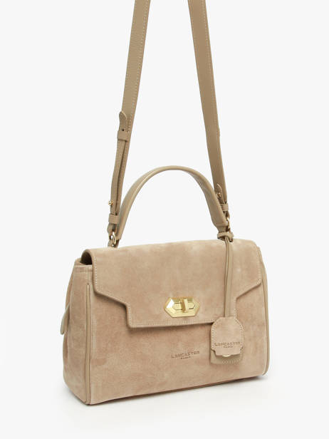 Cross Body Tas Suede Grace Leder Lancaster Beige suede grace 71 ander zicht 1