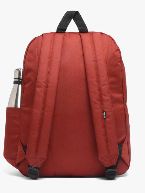 Rugzak 1 Compartiment Vans Rood backpack VN000H4Y ander zicht 3