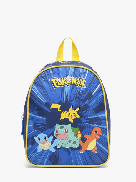 Sac à Dos 1 Compartiment Pokemon Bleu pokemon & friends 26FK201S