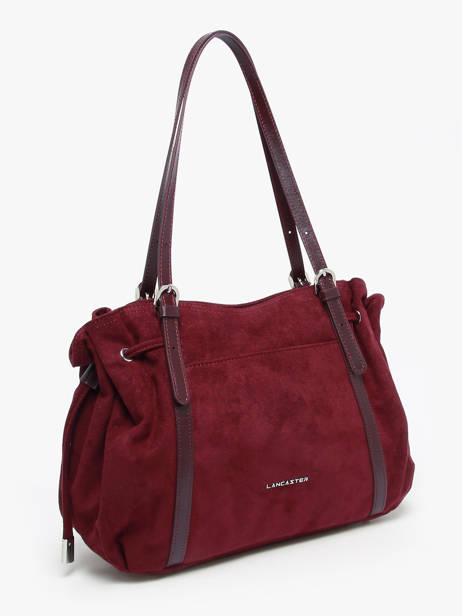 Schoudertas Velvet Emma Lancaster Rood velvet emma 97 ander zicht 1