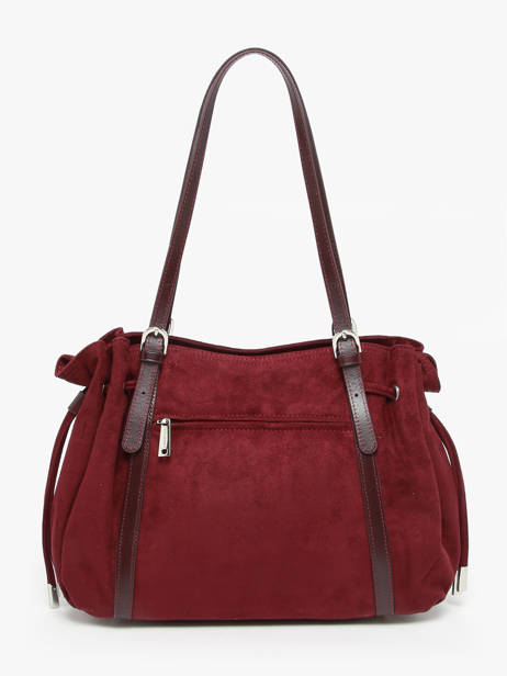 Schoudertas Velvet Emma Lancaster Rood velvet emma 97 ander zicht 3