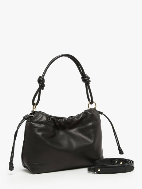 Cross Body Tas Lush Leder Lancaster Zwart lush 112 ander zicht 1
