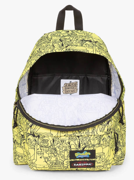 Sac à Dos Day Pak'r Spongebob Eastpak Jaune eastpak x sponge bob A5BG4SPO vue secondaire 2