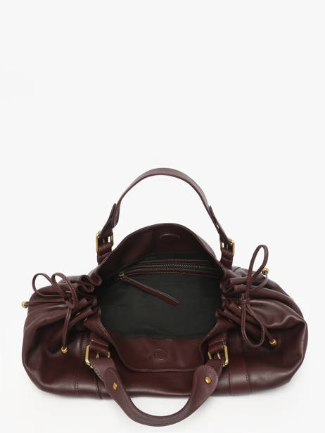 Schoudertas Icone Leder Gerard darel Bruin icone DES01410 ander zicht 3