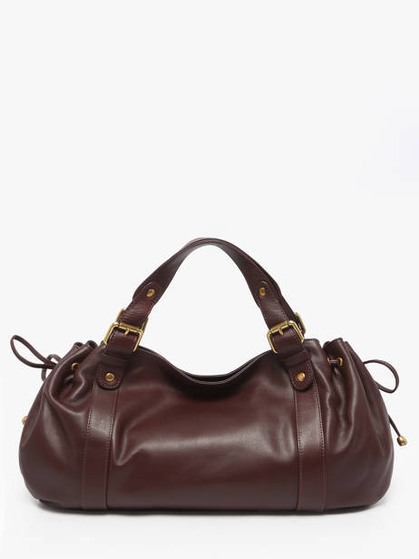 Schoudertas Icone Leder Gerard darel Bruin icone DES01410 ander zicht 4