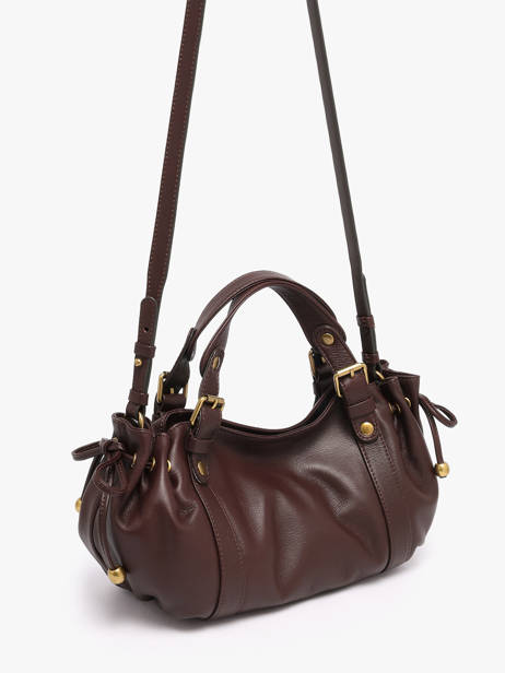 Sac Bandoulière 12h Icone Cuir Gerard darel Marron icone DES73410 vue secondaire 2