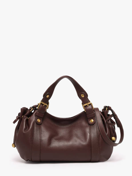 Sac Bandoulière 12h Icone Cuir Gerard darel Marron icone DES73410 vue secondaire 5
