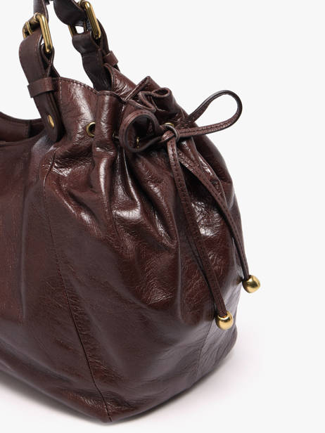 Schoudertas Chiara Leder Gerard darel Bruin chiara DES84474 ander zicht 2