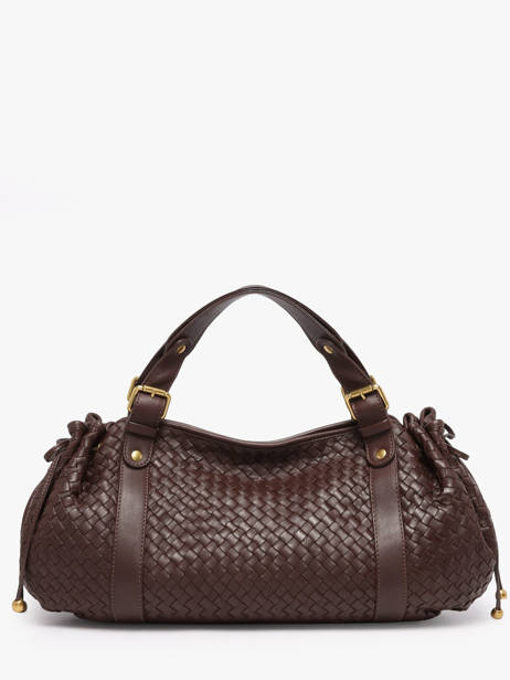 Schoudertas Tresse Leder Gerard darel Bruin tresse DES01478