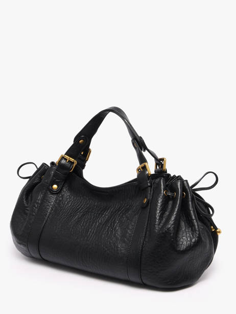 Schoudertas Bubble Leder Gerard darel Zwart bubble DES01428 ander zicht 1