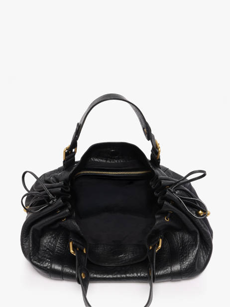 Schoudertas Bubble Leder Gerard darel Zwart bubble DES01428 ander zicht 3