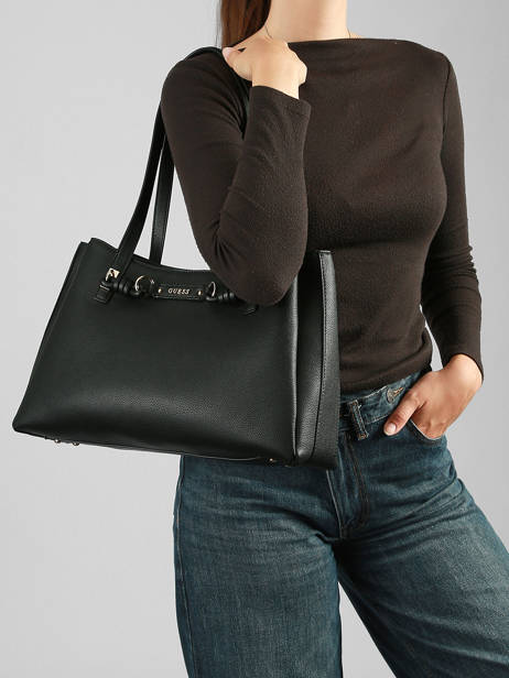 Sac Porté épaule Camelia Guess Noir camelia BG974223 vue secondaire 1