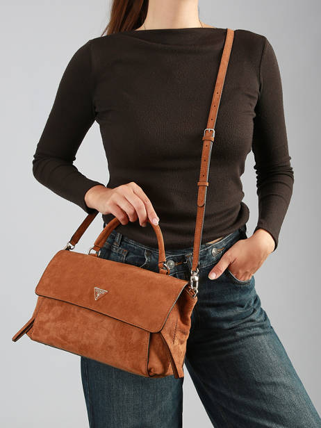 Handtas Devon Suède Guess Bruin devon SG974520 ander zicht 1