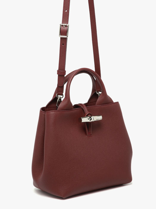 Longchamp Le roseau Sac porté main Rouge